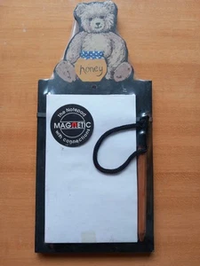 Teddy Bear Magnetic Memo Pad with Pencil - Picture 1 of 2