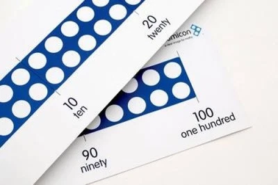 Numicon: 10s Number Line (Numicon) by Oxford University Press [Poster] NEUF - Photo 1/2
