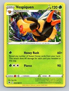 Pokemon Vespiquen SWSH10: Astral Radiance 012/189 Near Mint NM - Picture 1 of 2