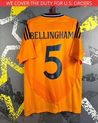 Camiseta de fútbol visitante Bellingham Real Madrid 2024 Adidas hombre talla M ig93 Foto 1 de 4