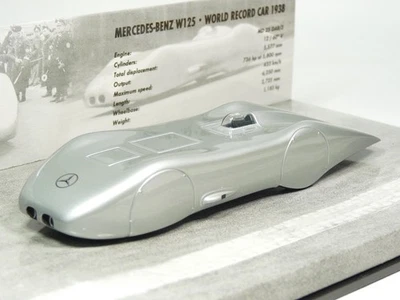 Minichamps 400383800 1/43 1938 Mercedes-Benz W125 Weltrekordauto Diecast Modell - Bild 1 von 3