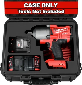 Case for Milwaukee M18 Impact and Torque Wrench - Waterproof Hard Tool Bo, Power - Picture 1 of 8