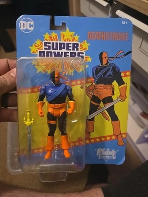 ¡Figura de acción McFarlane Toys DC Direct Super Powers 5" DEATHSTROKE! NUEVO CIB Foto 1 de 4