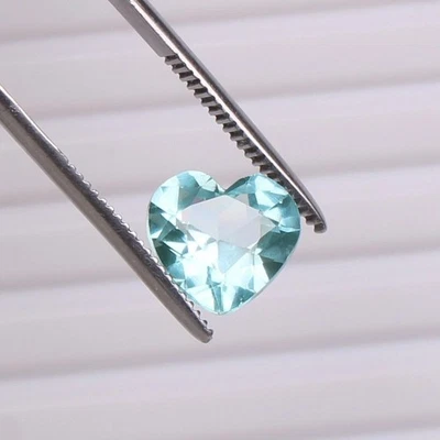 Paraiba Turmalin Cooper mit 6,10 ct. Herzschliff erstaunlicher loser Edelstein - Bild 1 von 4