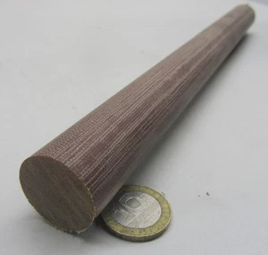 Phenolische Micarta LE Leinenstangen 1,00"" Durchmesser x 12"" lang - Bild 1 von 11