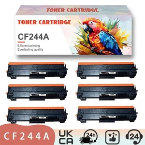 6x CF244A Black Toner Fits for HP 44A LaserJet Pro M15w M15 M15a MFP M28a M28w - Picture 1 of 6