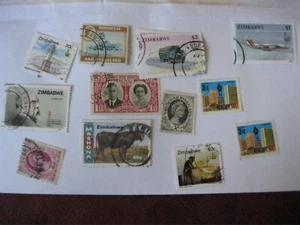 JOB LOT OF STAMPS FROM ZIMBABWE - Picture 1 of 1
