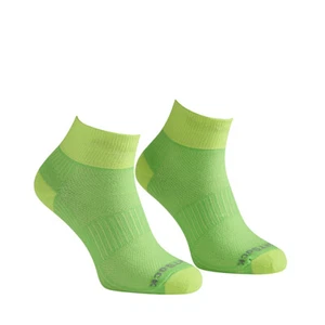 Wrightsock Coolmesh II Quarter Lemon/Lime Socks L AU 8-11.5 Mens/9.5-11 Womens - Picture 1 of 4