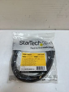 Startech HDMI Cable - HDMI to HDMI | Male 2 Male | 6 Feet/1.8Meter | HDMM6 | NEW - Picture 1 of 2