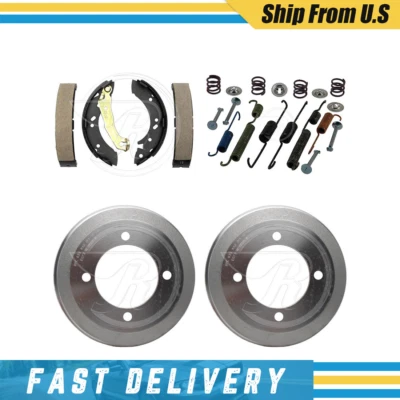 Fits 1996 Hyundai Accent Rear Drums Brake Shoes & Hardware Spring Kit - Image 1 of 4