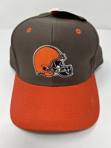 Cleveland Browns braune Baseballkappe Mütze Helm orange Logo & Bill Twill Snapback NFL - Bild 1 von 11