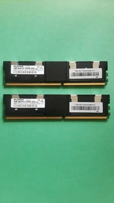 2 Elpida 2GB 2RX4 PC2-5300F-555-11-E0 Server Memory - Total 4GB - Image 1 of 3