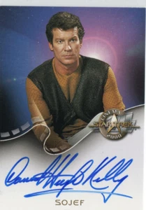 Star Trek Cinema 2000 Auto Autograph Card Skybox A6 Daniel Hugh Kelley as Sojef - Picture 1 of 3