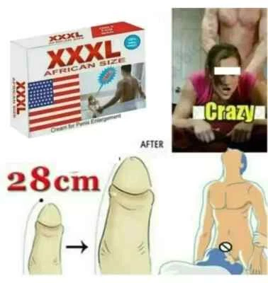 AFRICAN XXXL GEL,ALLUNGAMENTO,INGRANDIMENTO PENE+PRESTAZIONI+EREZIONI+REGALO - Image 1 of 4