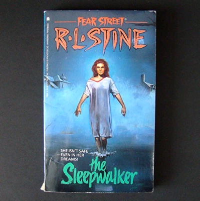 The Sleepwalker de R. L. Stine Fear Street #6 1990 YA novela de terror adolescente rara años 90 Foto 1 de 2