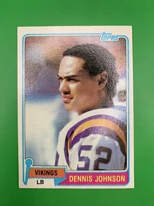 1981 Topps Dennis Johnson RC Minnesota Vikings #37 - Picture 1 of 2