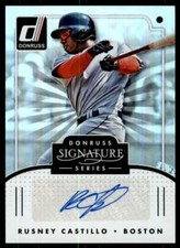 2016 Donruss Signature Series Rusney Castillo Auto Boston Red Sox #SGS-RU