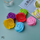 6Pcs Muffin Silicone Cake Mold Flower Shape Cupcake Cup Reusable Baking Tool. Re