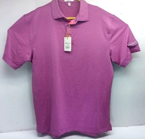 Polo Peter Millar Crown sportiva estiva comoda performance a righe MED NUOVA - Foto 1 di 6