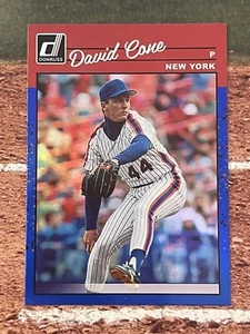 2023 Donruss Hobby Exclusive Holo Foil Blue #277 David Cone. - Picture 1 of 2