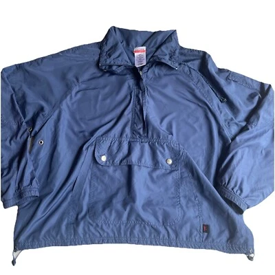 Danskin теперь пуловер ветровка куртка 1/2 молнии женщин XL синий полиэстер вентилируемый - Изображение 1 из 4