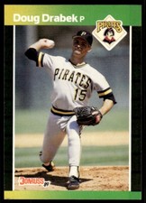 1989 Donruss Baseball Card Doug Drabek Pittsburgh Pirates #211