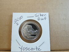 2010 S Yosemite Silver Proof  Washington Quarter