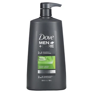 Men+Care, 2 in 1 Shampoo + Conditioner, Fresh & Clean, 25.4 fl oz (750 ml) - Picture 1 of 2