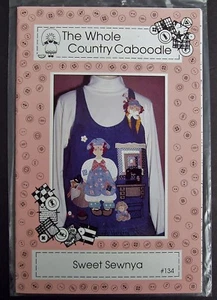 Seamstress Sewing Machine Quilt Notion Dog Applique Pattern Quilting Shirt Dress - Picture 1 of 2