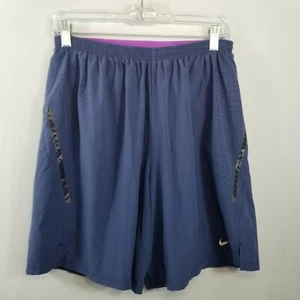 Nike Shorts Youth / Boys Medium Blue Dri-Fit Running Elastic Waist Boys - Picture 1 of 9