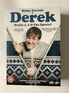 Ricky Gervais: Derek, Series 1& 2, Plus The Special Box Set (3 x DVD 2015) - Picture 1 of 14