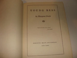 Young Bess Queen Elizabeth I novel by Margaret Irwin 1945 - Bild 1 von 2