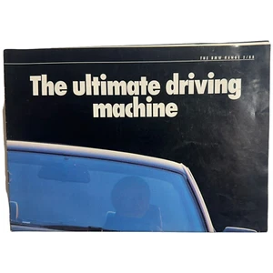 BMW Brochure 1998 The Ultimate Driving Machine Printed in West Germany Oversized - Picture 1 of 3