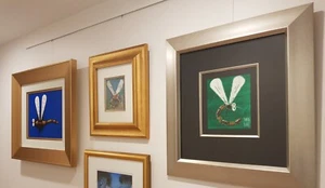 x3 'HART' Dragonfly acrylic painting on canvas - Pro, David & Harry.. - Picture 1 of 10