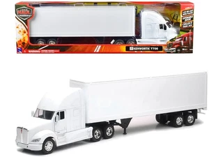 2023 Kenworth T700 Truck with Dry Goods Trailer 1/32 Diecast Model - New Ray - Picture 1 of 2