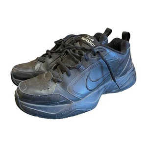 Nike Air Monarch IV 4 415445 001 Größe 10,5 Dreifach Schwarz Herren Wanderschuhe - Bild 1 von 7