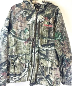 MOSSY OAK BreakUp Infinity Insulated Camo Full Zip Hooded Jacket Men's Large - Picture 1 of 15