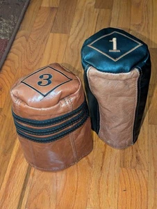 Eliot Bag Co. Copricapo in pelle di qualità 1 e 3 legno ottime condizioni  - Foto 1 di 5