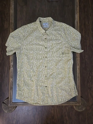 Рубашка Billabong мужская размер XL сшитая на заказ эластичная с цветочным узором на пуговицах с коротким рукавом - Изображение 1 из 4