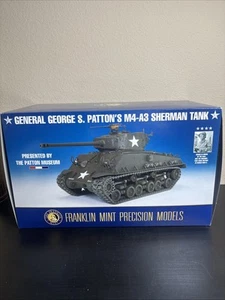 Franklin Mint B11Z048 General George S. Patton's M4 A3 Sherman Tank Diecast 1:24 - Picture 1 of 10