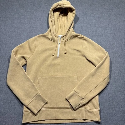 Threads 4 Thought Sinead 1/4 cremallera triblend polar sudadera con capucha talla pequeña dorada Foto 1 de 4