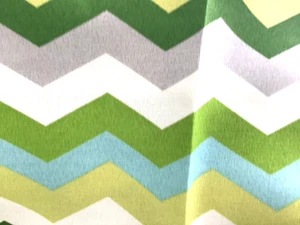Waverly SNS Outdoor Fabric Panama Green Wave Mint Julep chevron 3 Yard Lot - Picture 1 of 4