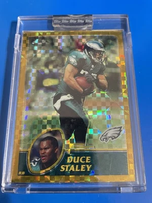 Duce Staley 2003 Topps Chrome Gold Xfractor Refractor 60/101 Factory Sealed 🦅 - Image 1 of 2
