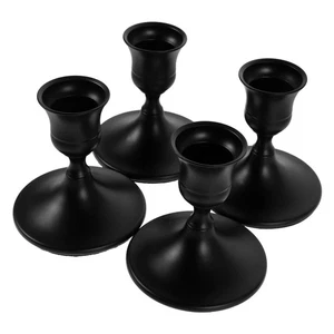 4 Pezzi Portacandele per Tavolino Porta Candelabri Centrotavola - Foto 1 di 12