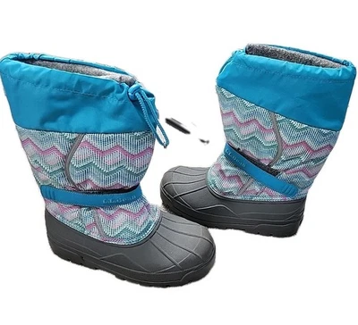 L.L. Botas de nieve con aislamiento BEAN juveniles talla 6 multicolor usadas en excelente estado estilo #161505 Foto 1 de 4