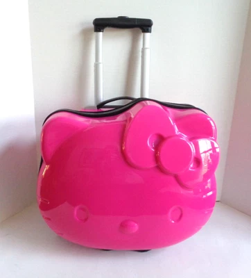 Maleta rígida para niños Hello Kitty 2016 rosa/negro de Sanrio Foto 1 de 4