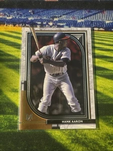 2021 Topps Museum Collection #55 Hank Aaron Braves - Picture 1 of 2