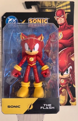 Jakks Pacific DC x Sonic the Hedgehog 5" Sonic as The Flash Action Figure Toy - Image 1 of 2