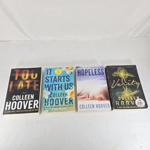 Colleen Hoover Books Lot of 4 Paperback Good Condition - Imagen 1 de 15