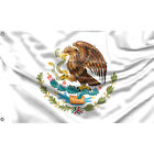 Meksykańskie emblemat narodowy flaga unikalny design rozmiar 3x5 stóp / 90x150 cm, wyprodukowano w UE